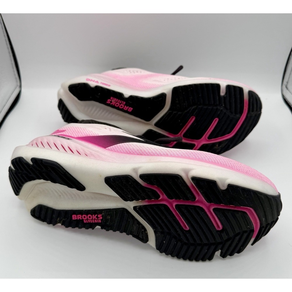 Brooks Glycerin 23 GTS Pink Black Running Shoes Women's Size 9.5 Athletic - Picture 8 of 9